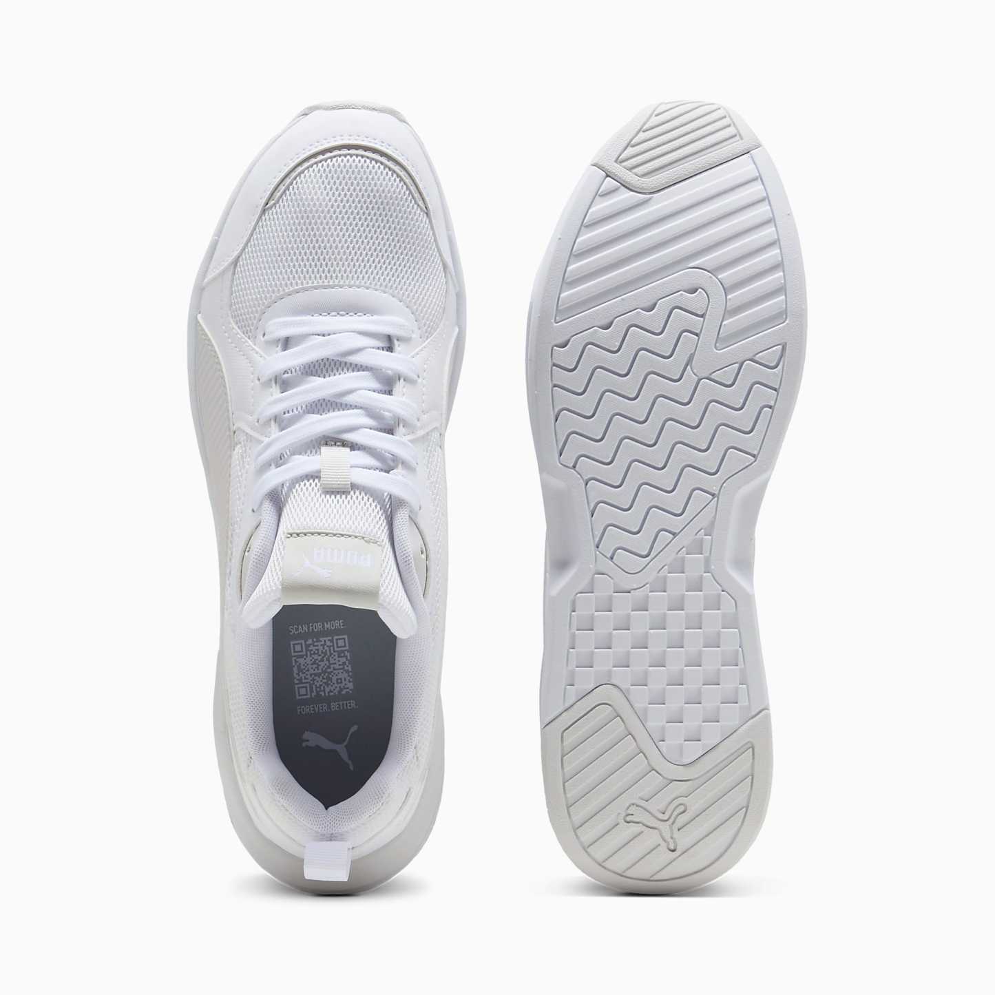 X-Ray 4 LIGHT UNISEX Ayakkabı - PUMA White-Feather Gray - 407361_02 - Görsel 4