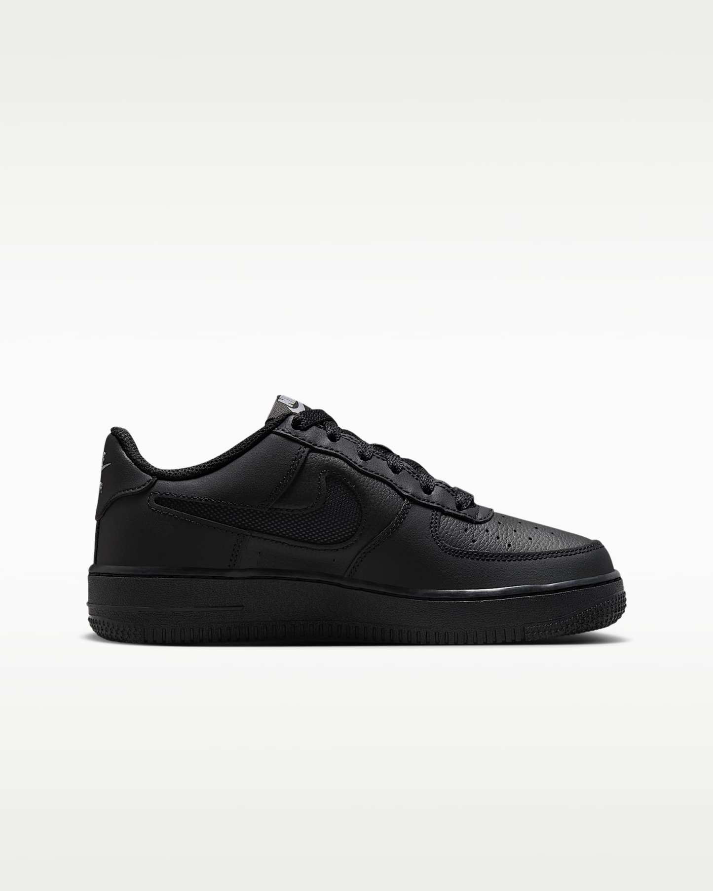 Nike Air Force 1 LV8 Genç Çocuk Ayakkabısı - Siyah/Cool Grey/Cool Grey