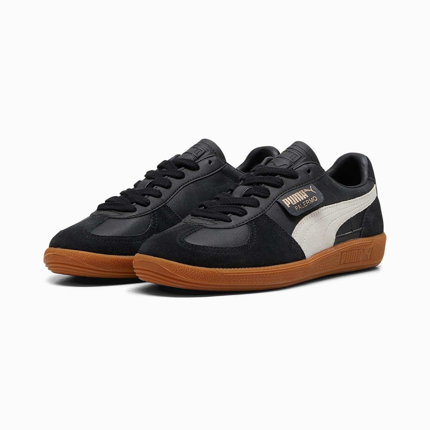 Palermo Deri Ayakkabı - PUMA Black-Feather Gray-Gum - 396464_03 - Görsel 4