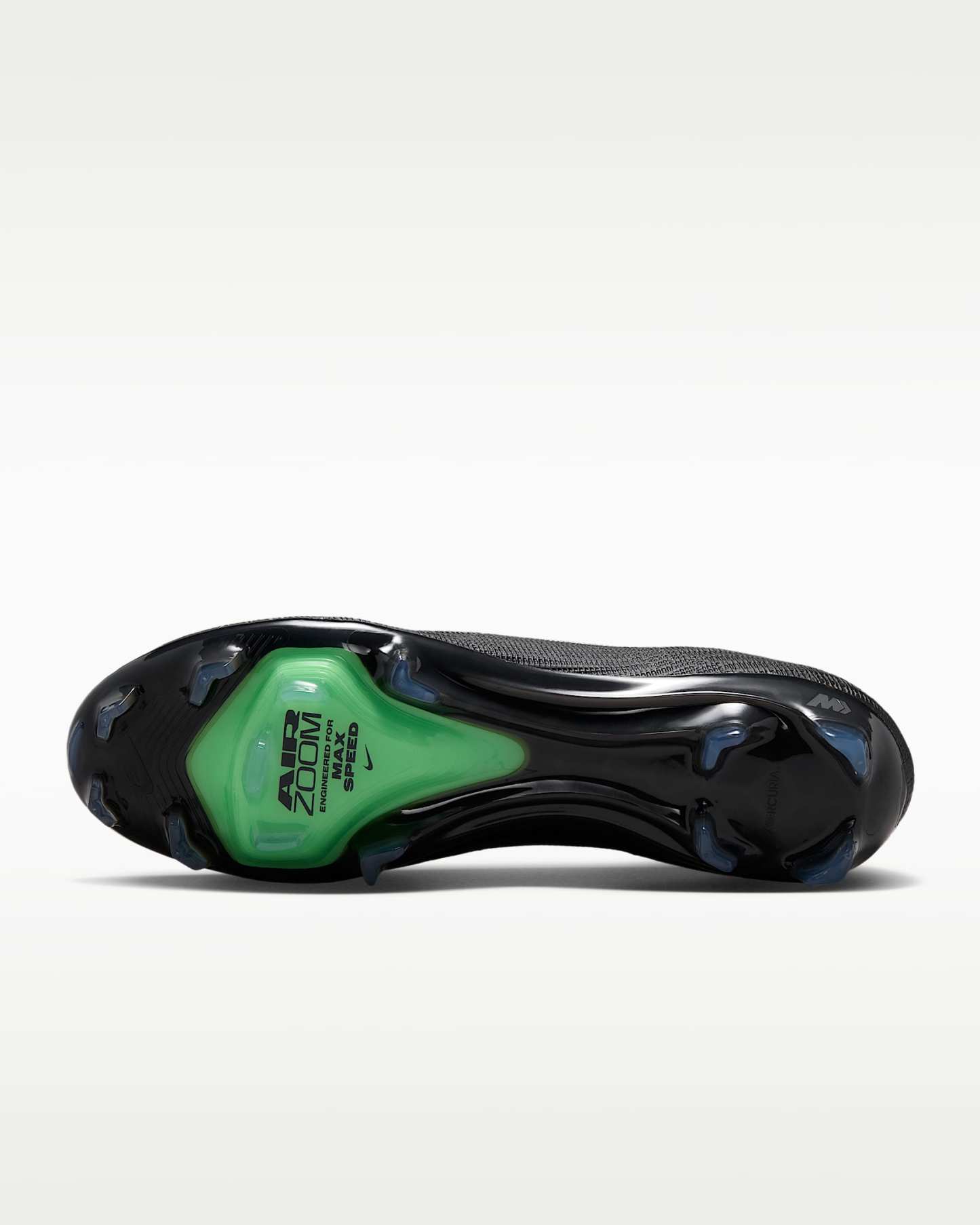 Nike Mercurial Superfly 11 Elite Düşük Bilekli Kuru Çim Zemin Kramponu - Siyah/Siyah/Illusion Green