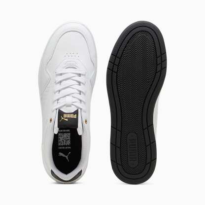 Court CLASSIC Ayakkabı - PUMA White-PUMA Black-PUMA Gold - 395018_07 - Görsel 4