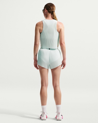 Nike AeroSwift Dri-FIT ADV Normal Belli 8 cm Slip Astarlı Kadın Koşu Şortu - Barely Green/Siyah