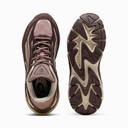 RS Surge HAIRY Suede UNISEX Ayakkabı - Sandstone-Chocolate Brown - 404327_06 - Görsel 4