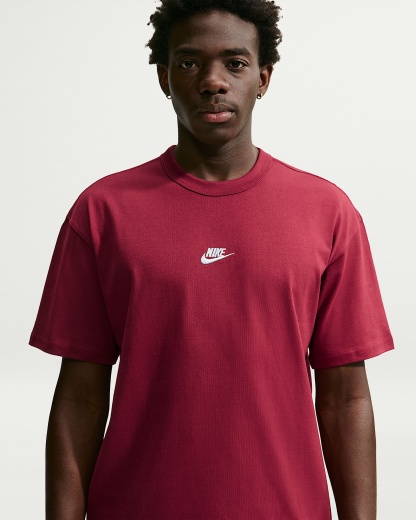 Nike Sportswear Premium Essentials Erkek Tişörtü - Team Red
