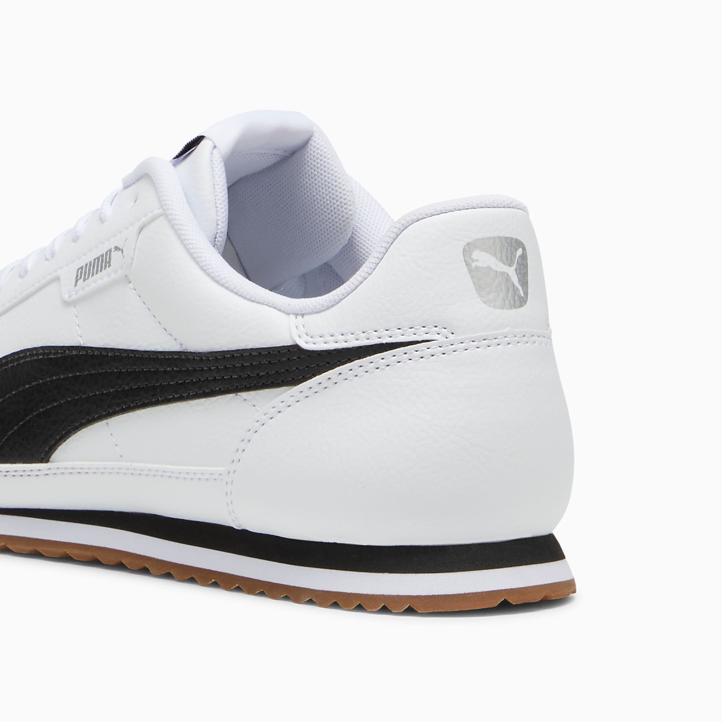 PUMA TURINO II Unisex Spor Ayakkabı - PUMA White-PUMA Black-Cool Light Gray - 397452_02 - Görsel 5