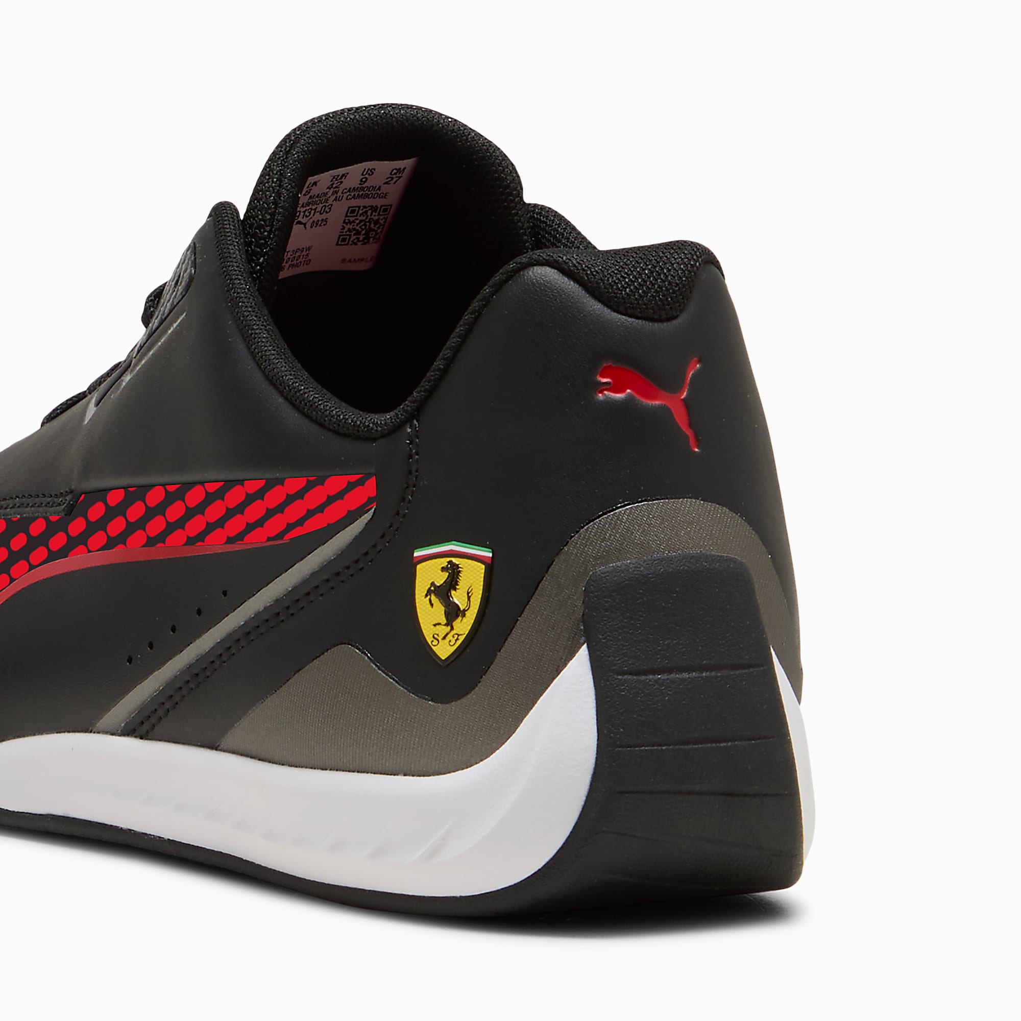 SCUDERIA FERRARI DRIFT Cat 11 UNISEX Ayakkabı - Puma Black-Rosso Corsa - 309131_03 - Görsel 3
