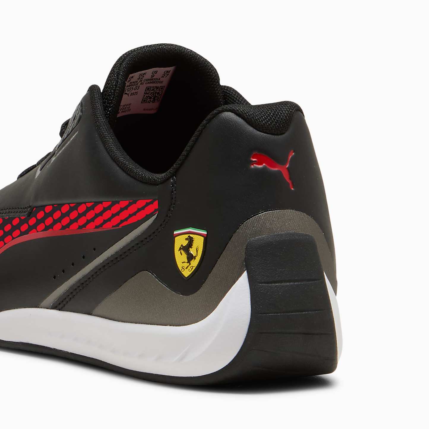 SCUDERIA FERRARI DRIFT Cat 11 UNISEX Ayakkabı - Puma Black-Rosso Corsa - 309131_03 - Görsel 3
