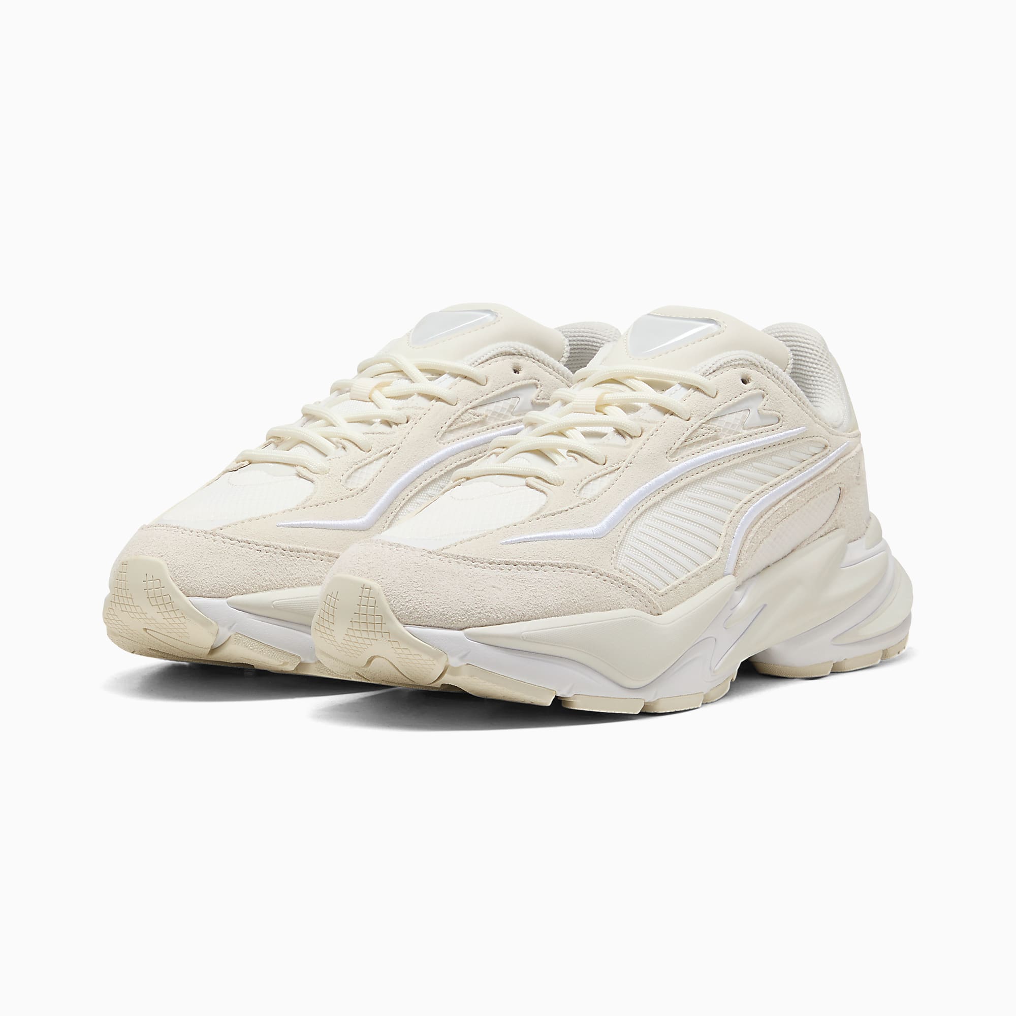 RS Surge HAIRY Suede UNISEX Ayakkabı - Warm White-Vapor Gray - 404327_09 - Görsel 2