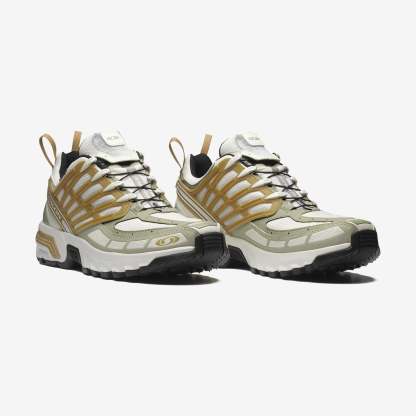 Salomon ACS PRO GORE-TEX Unisex Sneaker Lunar Rock L47866900 - Sneaker - Yeşil Beyaz - L47599800 - image 2
