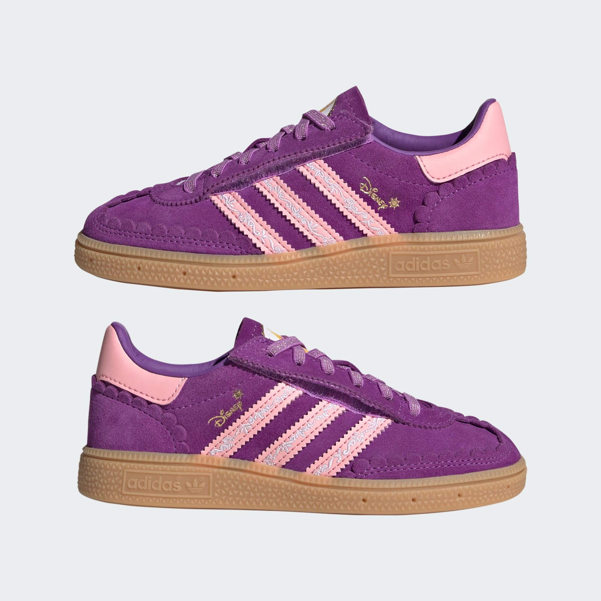 adidas Disney Princess HANDBALL SPEZIAL COMFORT CLOSURE ELASTIC LACE AYAKKABI - Supplier Colour / Supplier Colour / Gum - KK4763 - Görsel 7