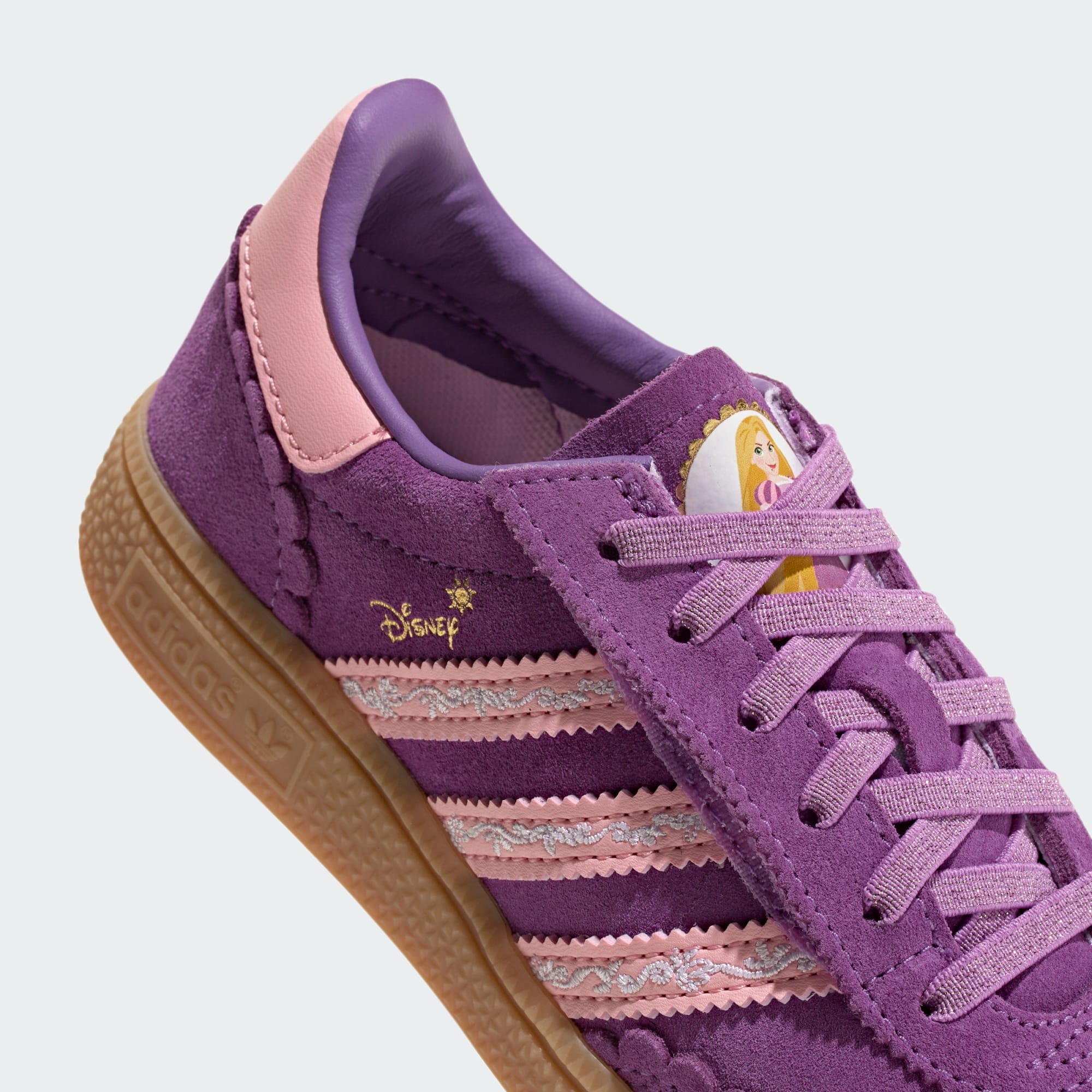 adidas Disney Princess HANDBALL SPEZIAL COMFORT CLOSURE ELASTIC LACE AYAKKABI - Supplier Colour / Supplier Colour / Gum - KK4763 - Görsel 10