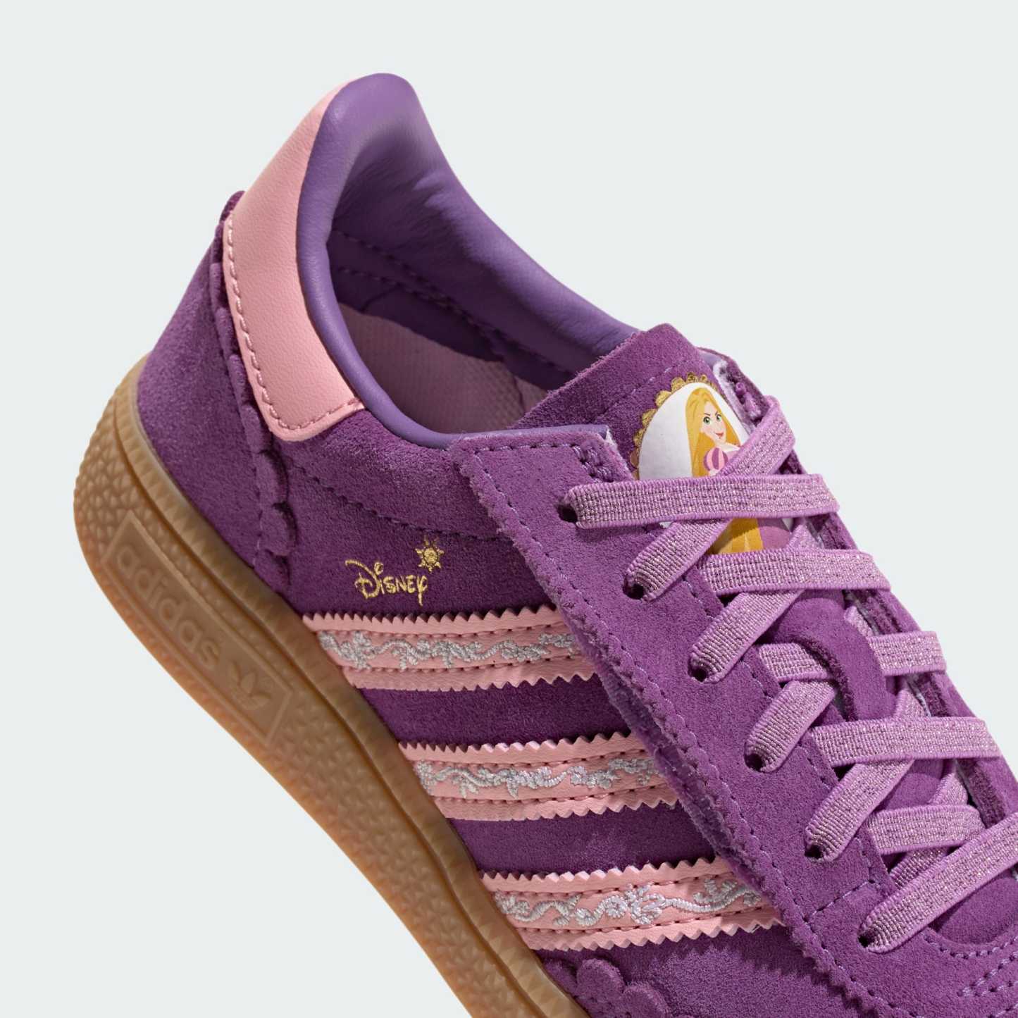 adidas Disney Princess HANDBALL SPEZIAL COMFORT CLOSURE ELASTIC LACE AYAKKABI - Supplier Colour / Supplier Colour / Gum - KK4763 - Görsel 10