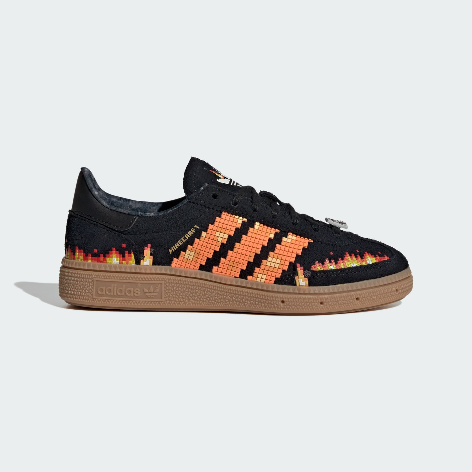 adidas Minecraft Handball Spezial Ayakkabı - Core Black / Pure Orange / Cloud White - IH1737 - Görsel 1