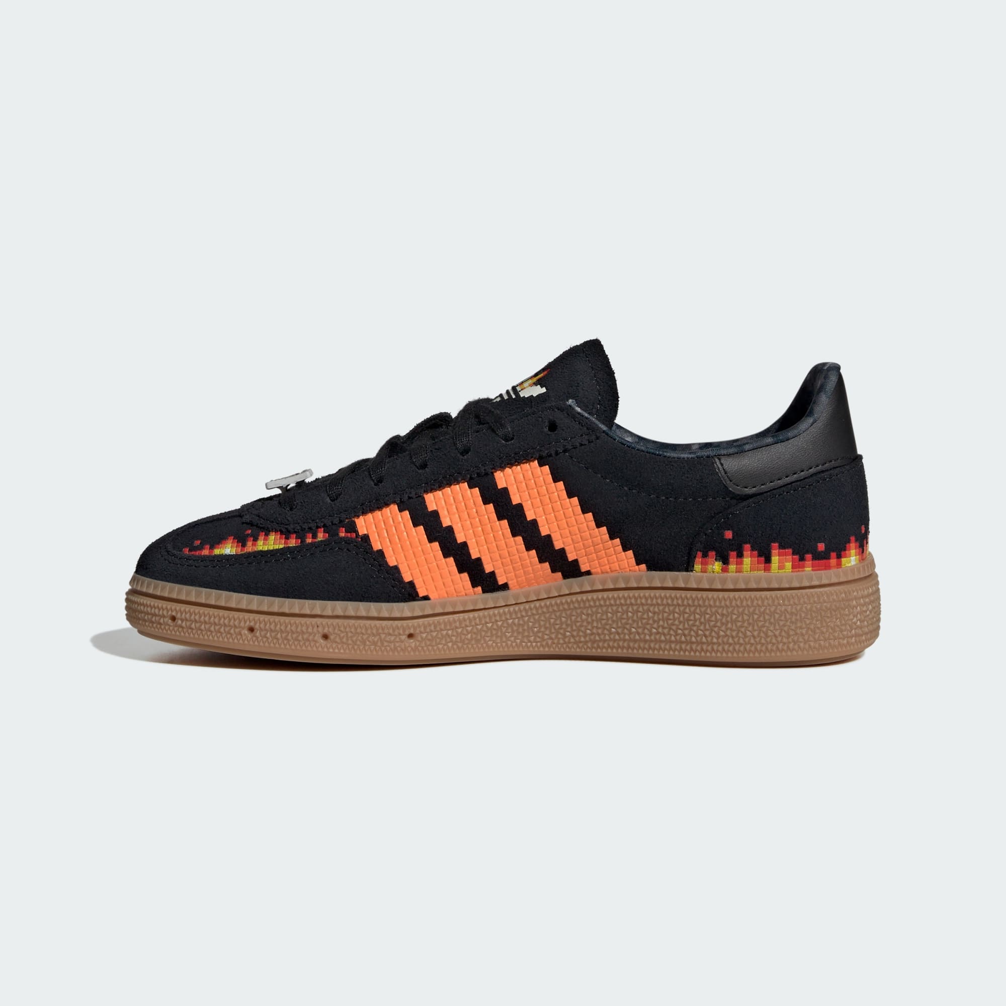 adidas Minecraft Handball Spezial Ayakkabı - Core Black / Pure Orange / Cloud White - IH1737 - Görsel 6