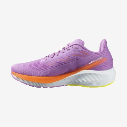 Salomon Aero Blaze 2 Kadın Koşu Ayakkabısı - Mor - Mor - L47426300 - image 3