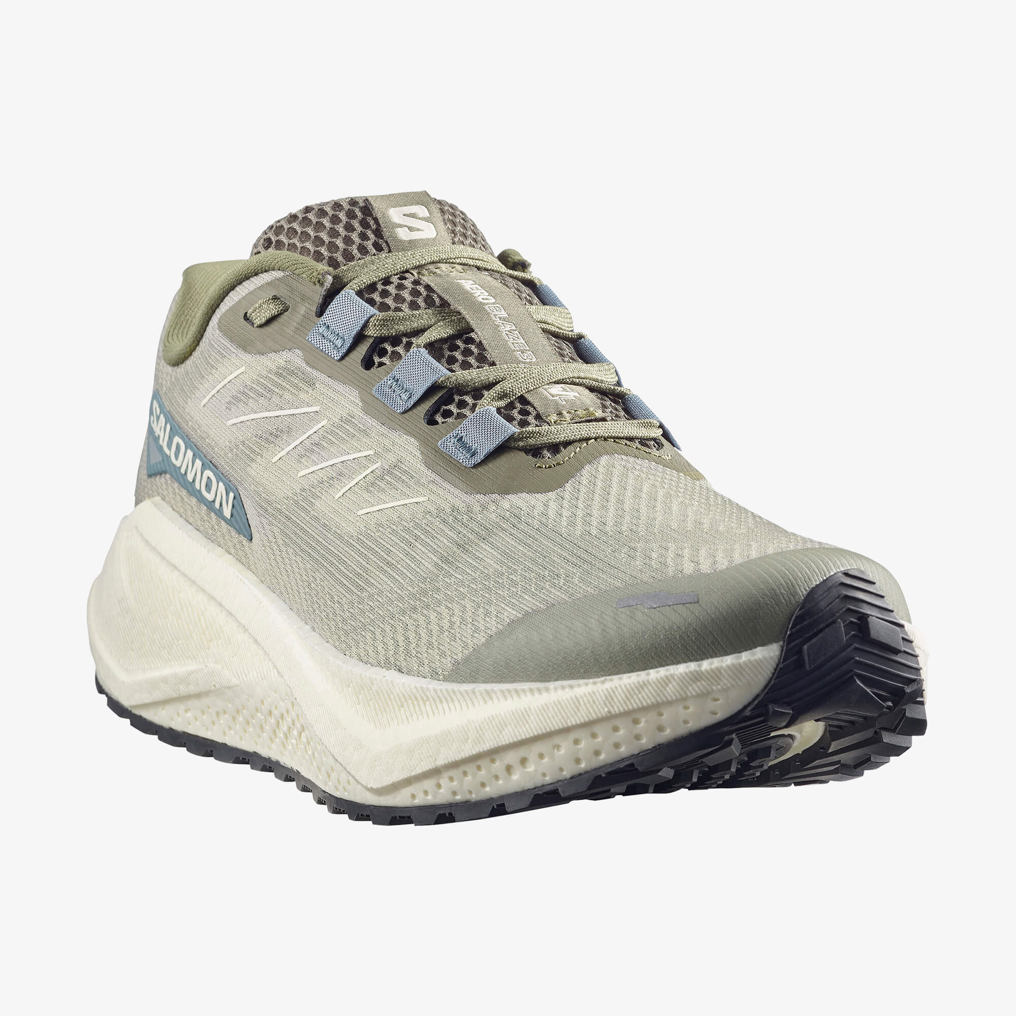Salomon AERO BLAZE 3 GRVL Erkek Koşu Ayakkabısı Lunar Rock L47971600 - Tea - L49217900 - image 3