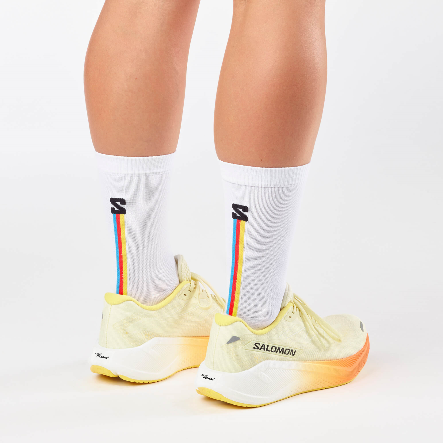 Salomon AERO BLAZE 3 Kadın Koşu Ayakkabısı Vanilla Ice L47874800 - Transparent Yellow - L49106000 - image 4