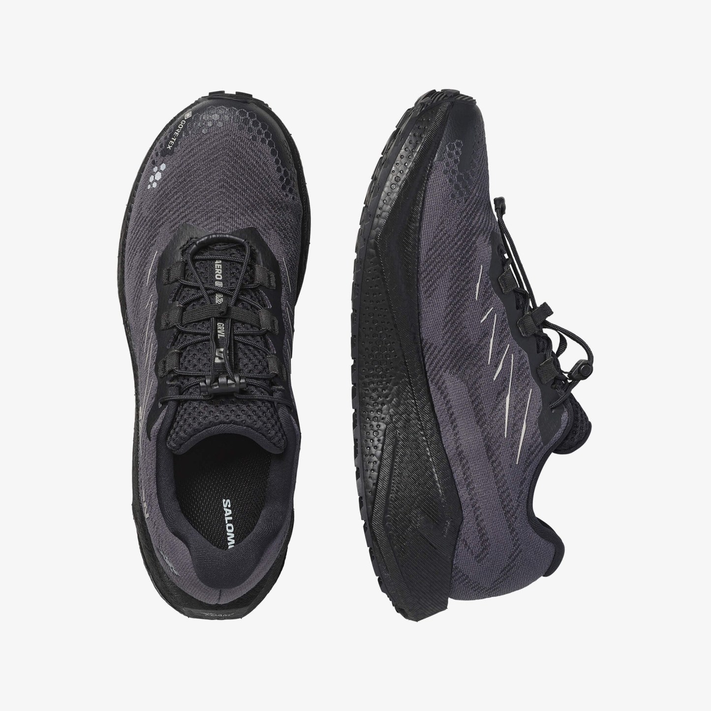 Salomon AERO BLAZE 4 GRVL GORE-TEX Erkek Koşu Ayakkabısı Oxford Tan L45403300 - Black - L45403000 - image 2
