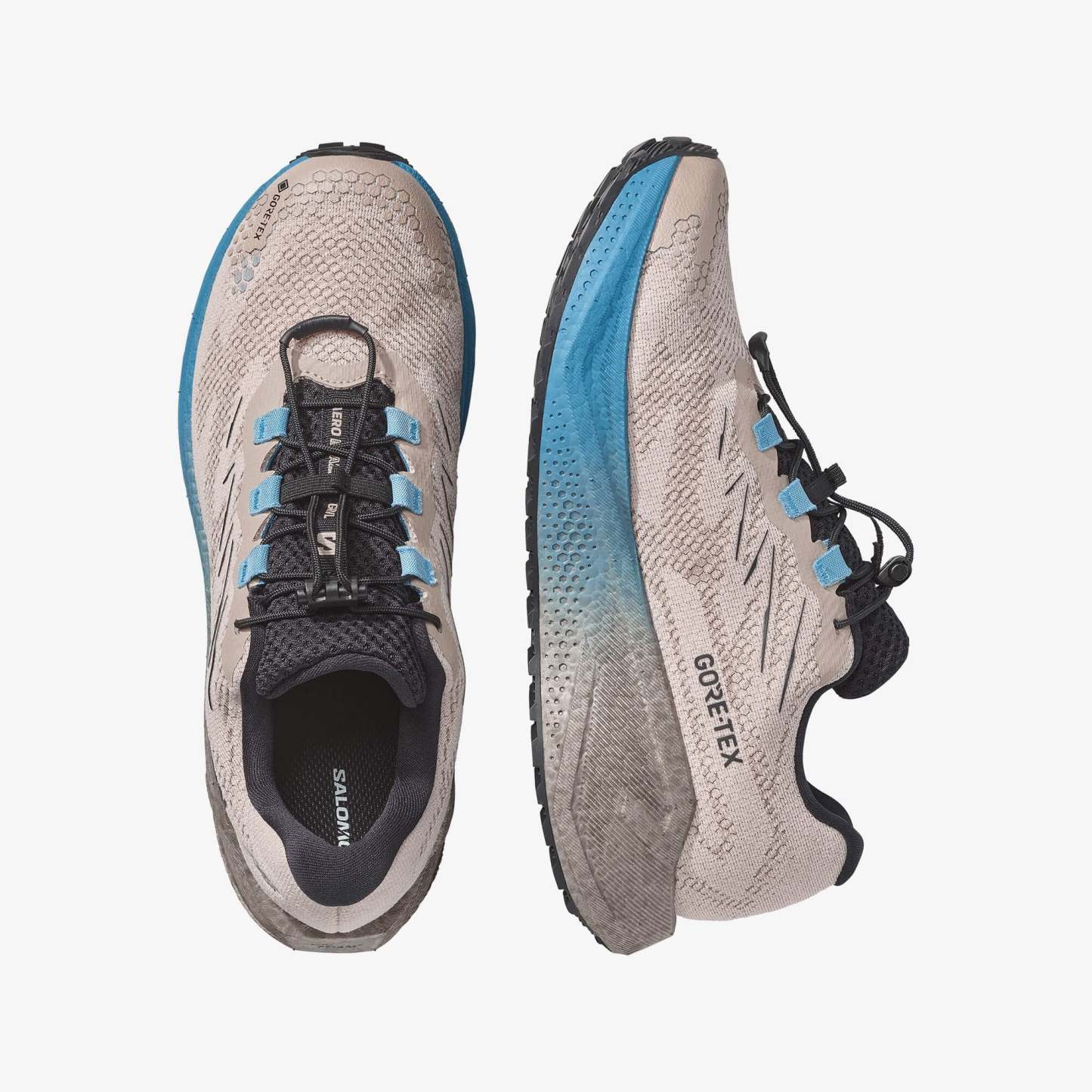 Salomon AERO BLAZE 4 GRVL GORE-TEX Erkek Koşu Ayakkabısı Black L45403000 - Oxford Tan - L45403300 - image 2
