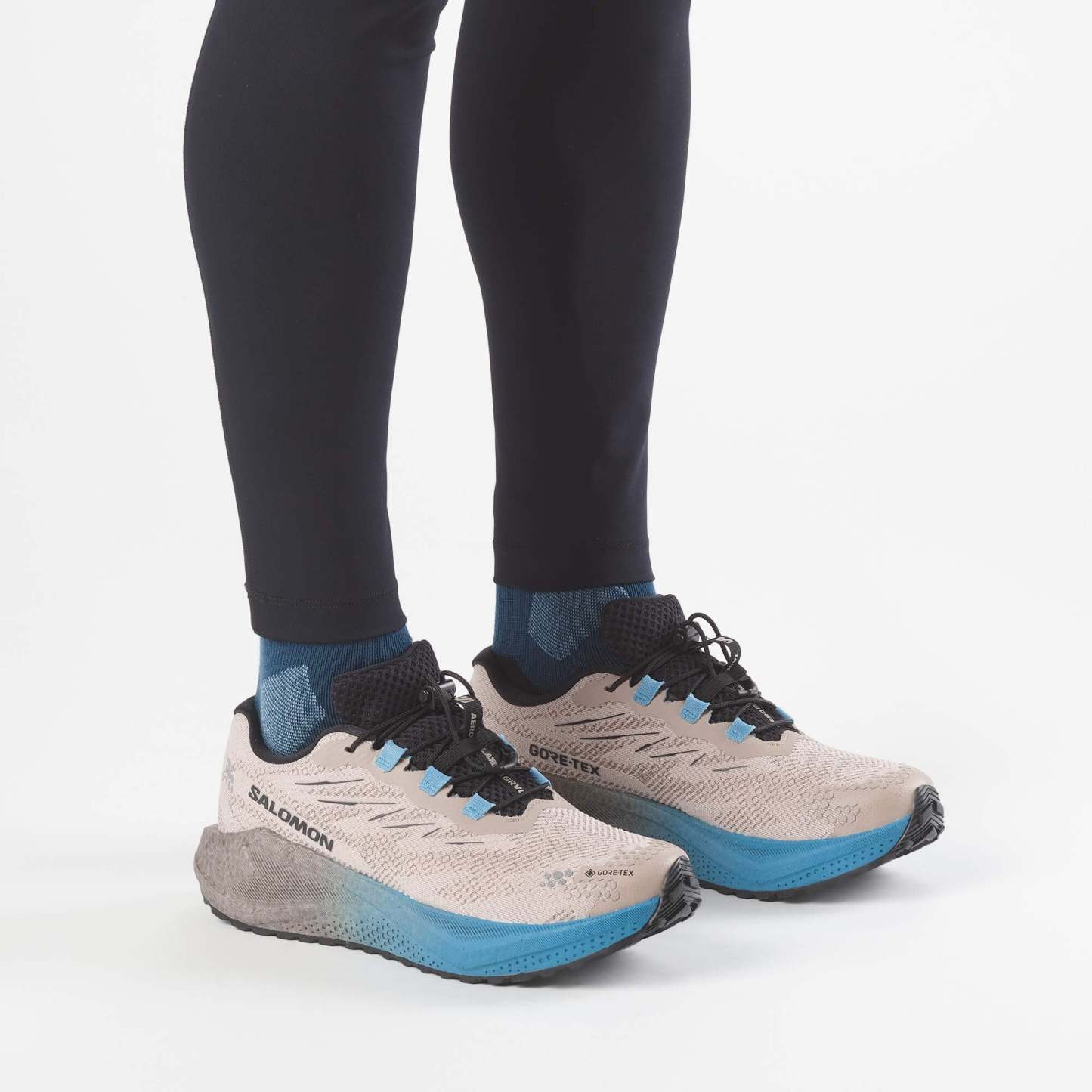 Salomon AERO BLAZE 4 GRVL GORE-TEX Erkek Koşu Ayakkabısı Black L45403000 - Oxford Tan - L45403300 - image 7