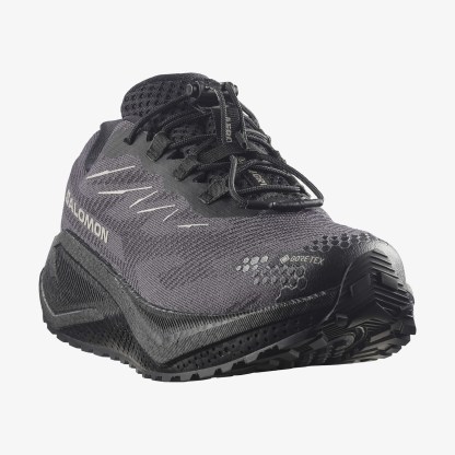 Salomon AERO BLAZE 4 GRVL GORE-TEX Kadın Koşu Ayakkabısı Vanilla Ice L45403900 - Black - L45403700 - image 3