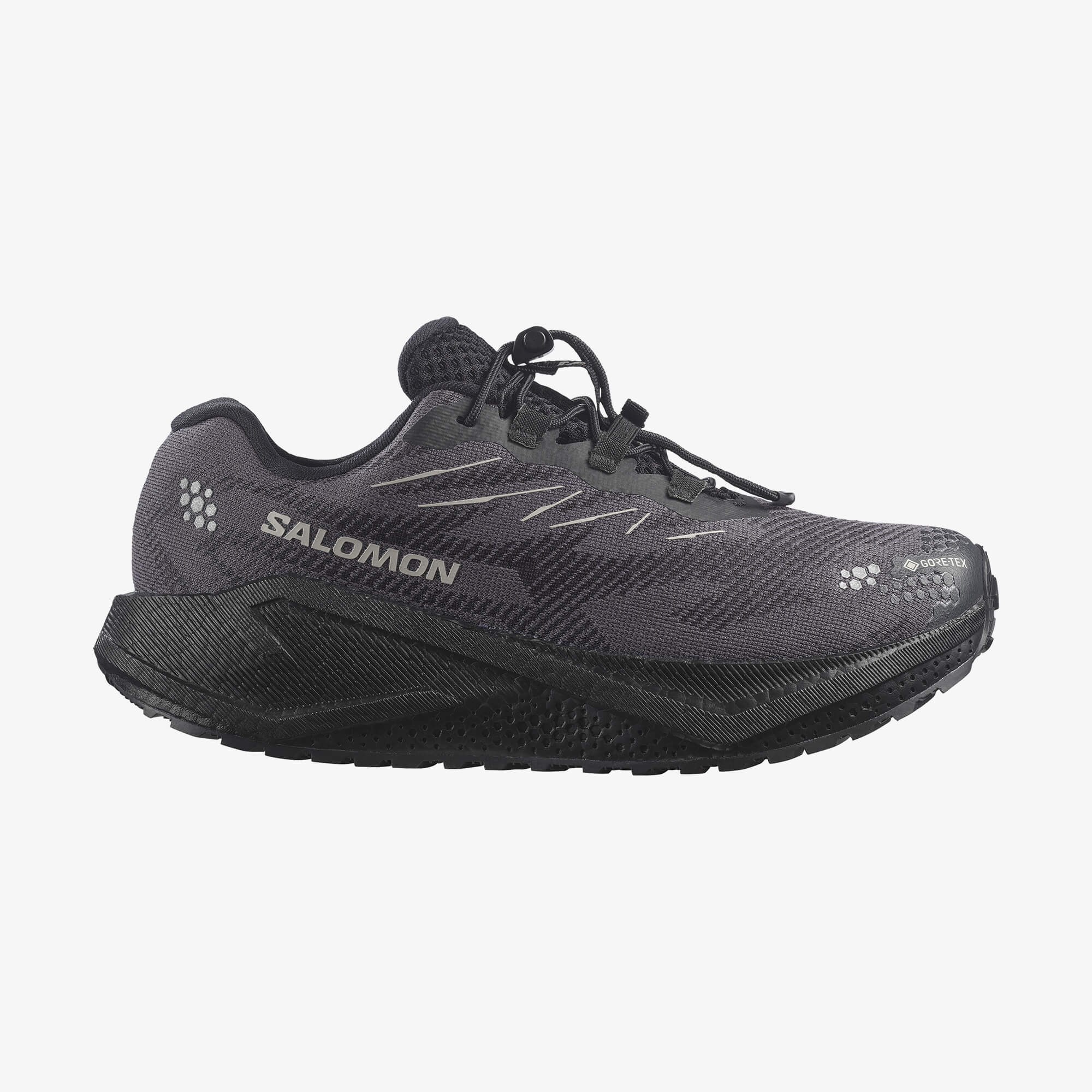 Salomon AERO BLAZE 4 GRVL GORE-TEX Kadın Koşu Ayakkabısı Black L45403700 - Black - L45403700 - image 1