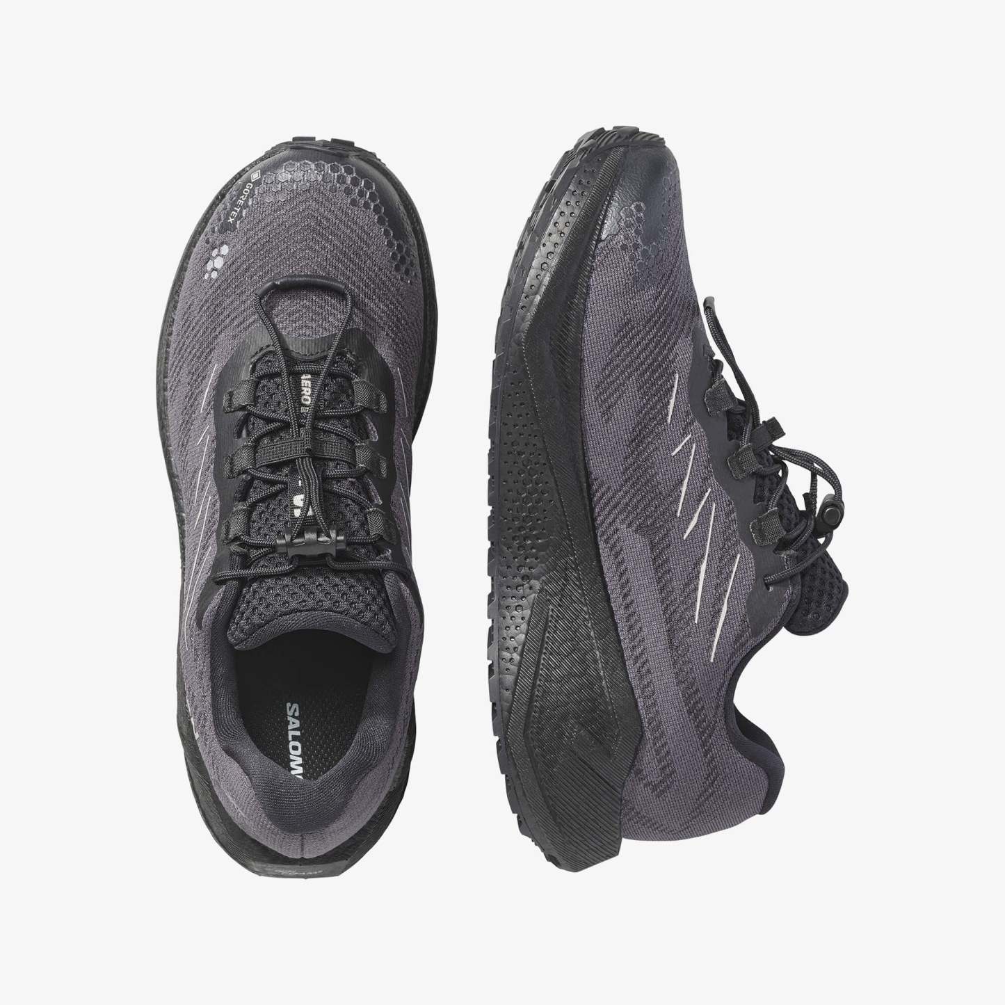 Salomon AERO BLAZE 4 GRVL GORE-TEX Kadın Koşu Ayakkabısı Black L45403700 - Black - L45403700 - image 2