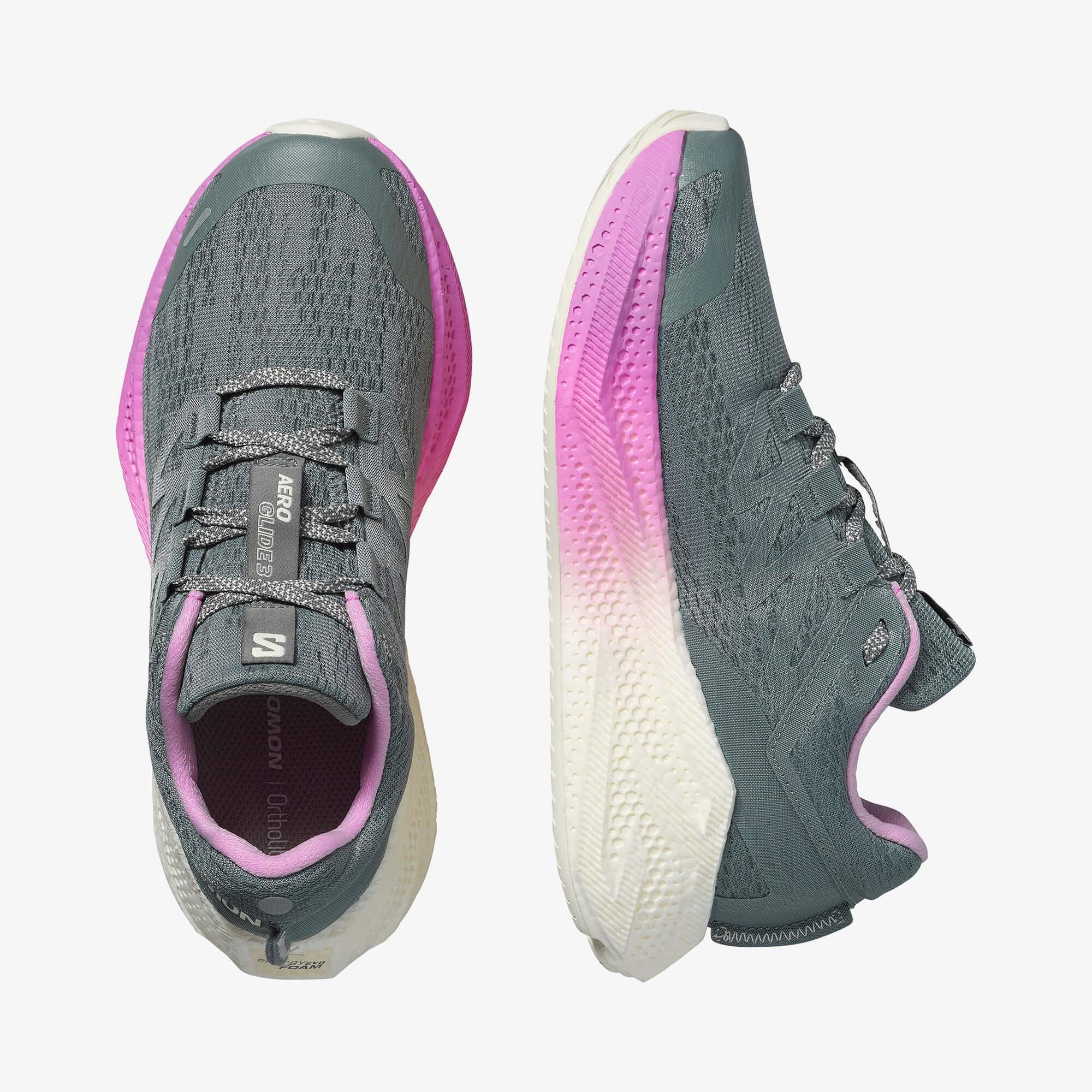 Salomon AERO GLIDE 3 Kadın Koşu Ayakkabısı Neon Flame L47976500 - Sedona Sage - L47975800 - image 2
