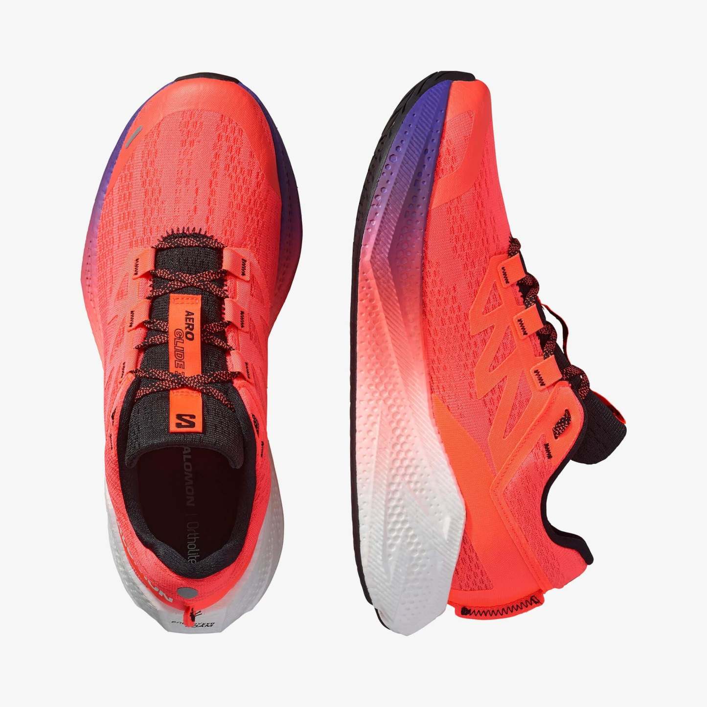 Salomon Aero Glide 3 Erkek Koşu Ayakkabısı - L47810500 - Neon Flame - L47976400 - image 2