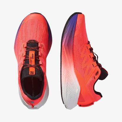 Salomon Aero Glide 3 Erkek Koşu Ayakkabısı - L47810500 - Neon Flame - L47976400 - image 2