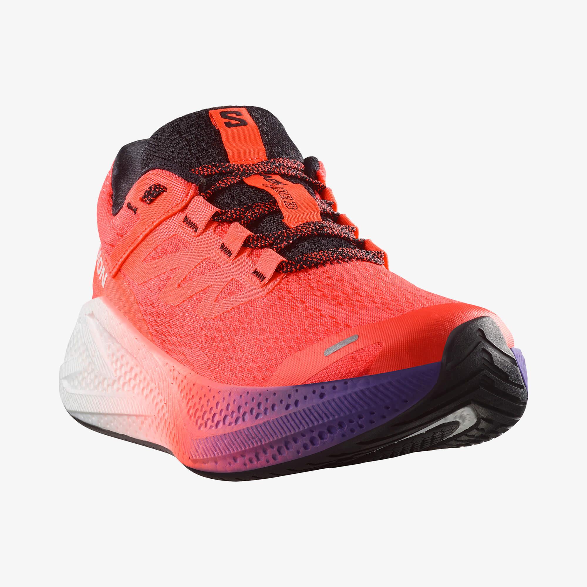 Salomon AERO GLIDE 3 Kadın Koşu Ayakkabısı Neon Flame L47976500 - Neon Flame - L47976500 - image 4