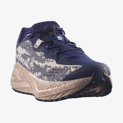 Salomon AERO GLIDE 4 GRVL Erkek Koşu Ayakkabısı Vanilla Ice L49174900 - Maritime Blue - L45406400 - image 3