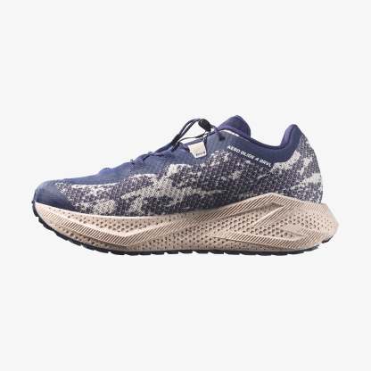 Salomon AERO GLIDE 4 GRVL Erkek Koşu Ayakkabısı Vanilla Ice L49174900 - Maritime Blue - L45406400 - image 4