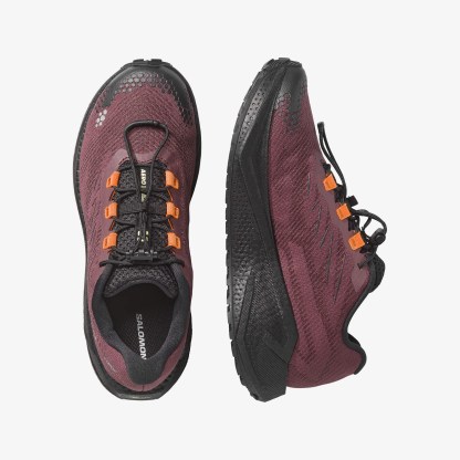 Salomon AERO GLIDE 4 GRVL Kadın Koşu Ayakkabısı Vanilla Ice L49175500 - Huckleberry [L45472700] - L45472700 - image 2