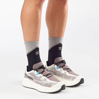 Salomon AERO GLIDE 4 GRVL Erkek Koşu Ayakkabısı Maritime Blue L45406400 - Vanilla Ice - L49174900 - image 4