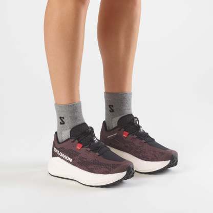 Salomon AERO GLIDE 4 GRVL Kadın Koşu Ayakkabısı Vanilla Ice L49175500 - Huckleberry [L49228000] - L49228000 - image 7