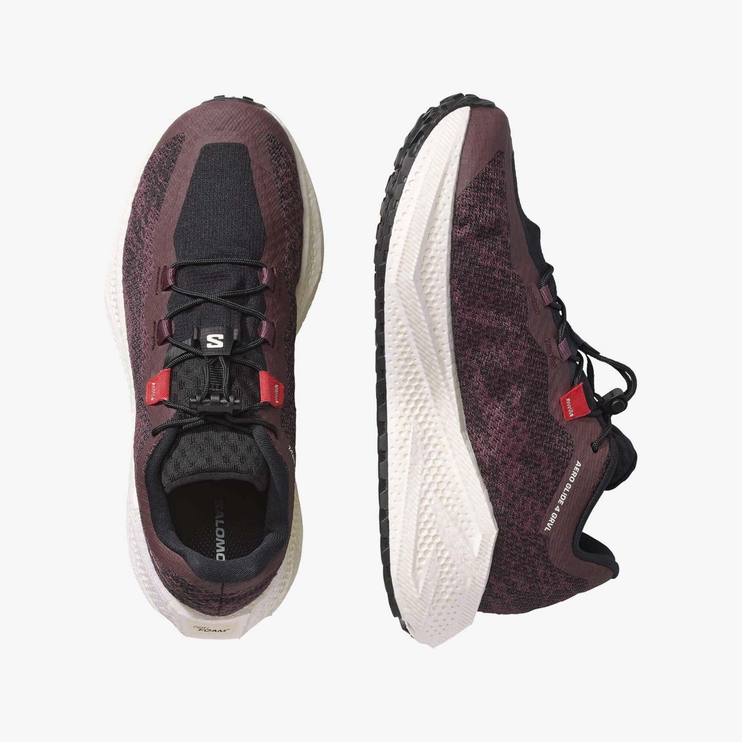 Salomon AERO GLIDE 4 GRVL Kadın Koşu Ayakkabısı Vanilla Ice L49175500 - Huckleberry [L49228000] - L49228000 - image 2