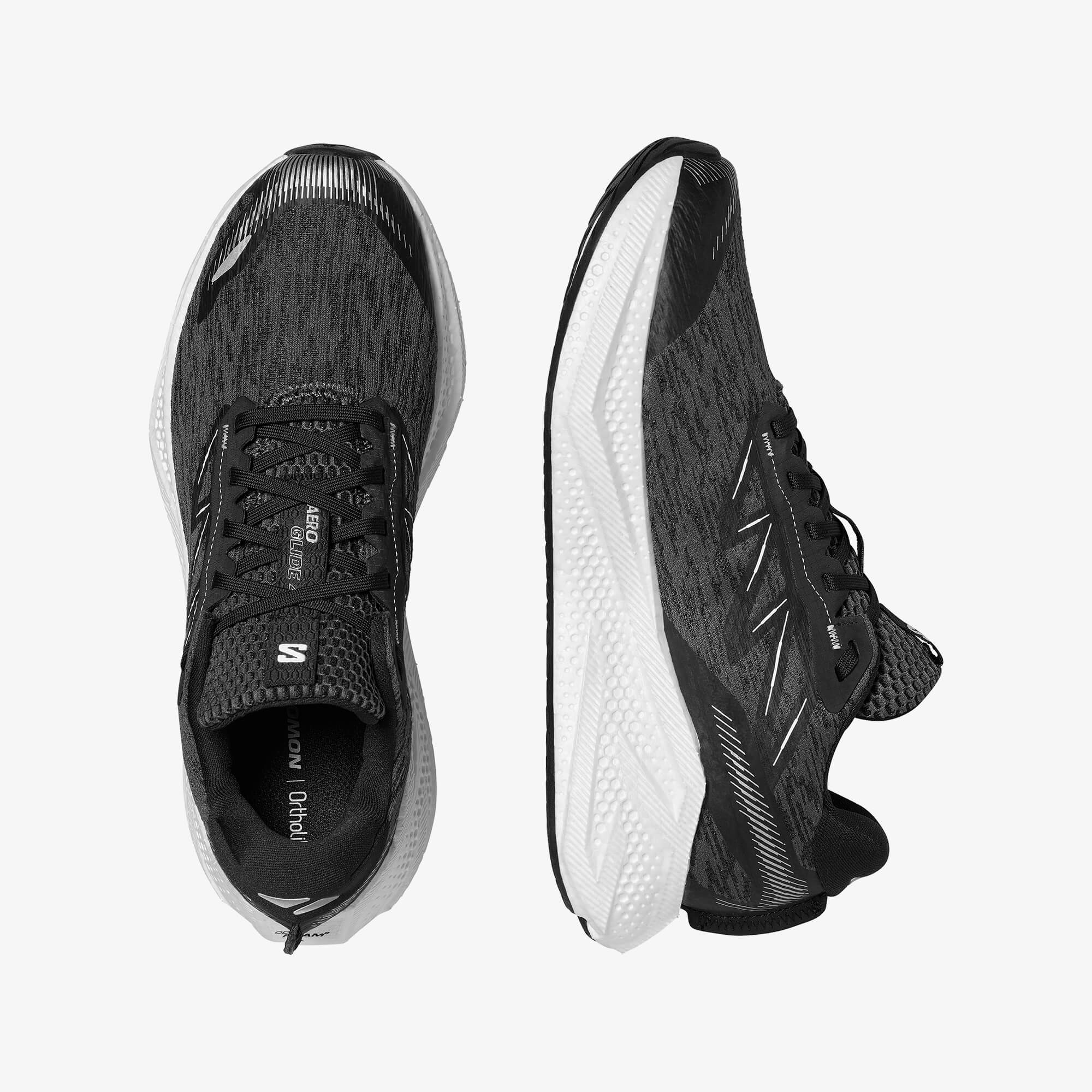 Salomon AERO GLIDE 4 Erkek Koşu Ayakkabısı Neon Flame L49154500 - Black [L49147000] - L49147000 - image 2