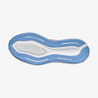 Salomon AERO GLIDE 4 Erkek Koşu Ayakkabısı Maritime Blue L49226400 - Neon Flame - L49154500 - image 7