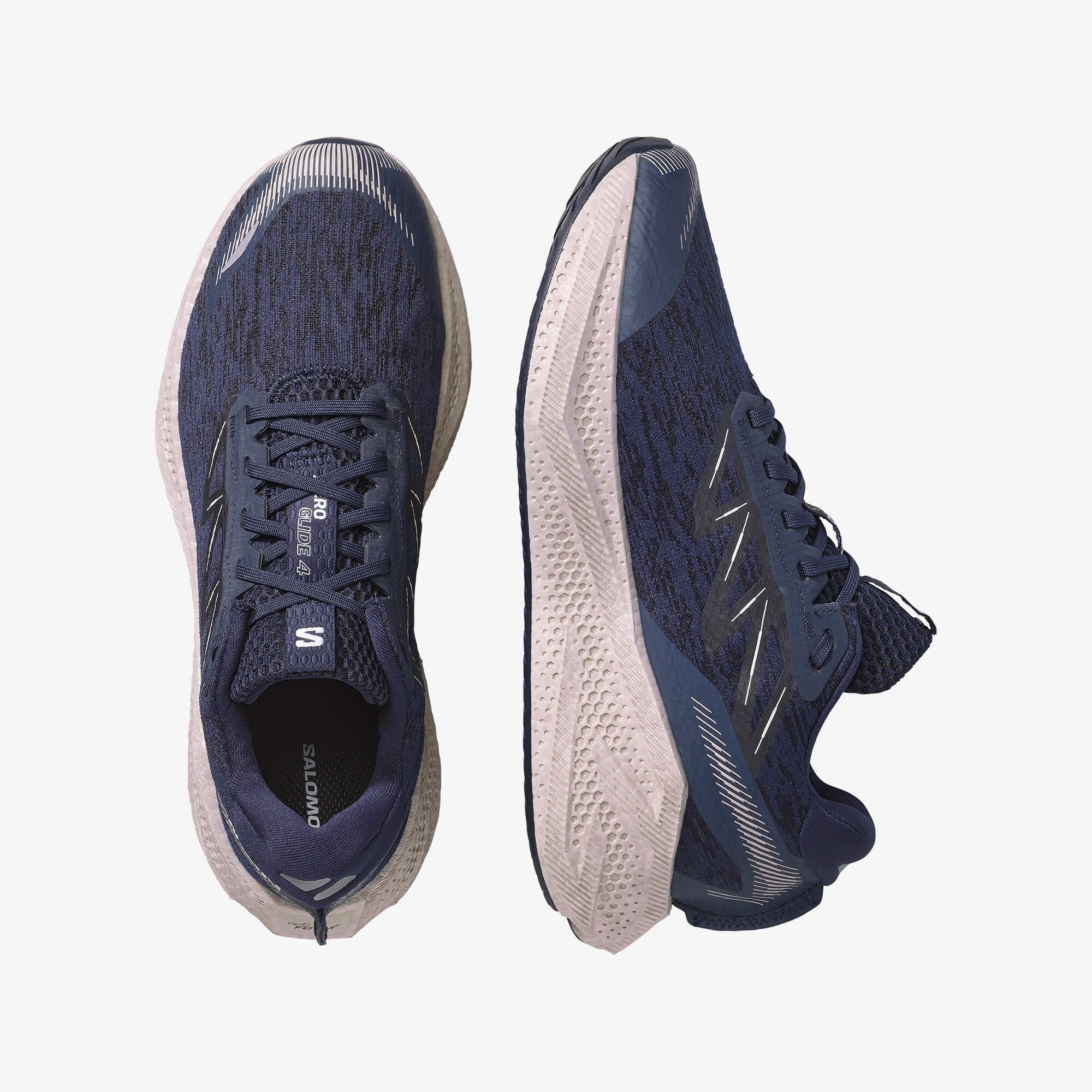 Salomon AERO GLIDE 4 Erkek Koşu Ayakkabısı Neon Flame L49154500 - Maritime Blue - L49226400 - image 2