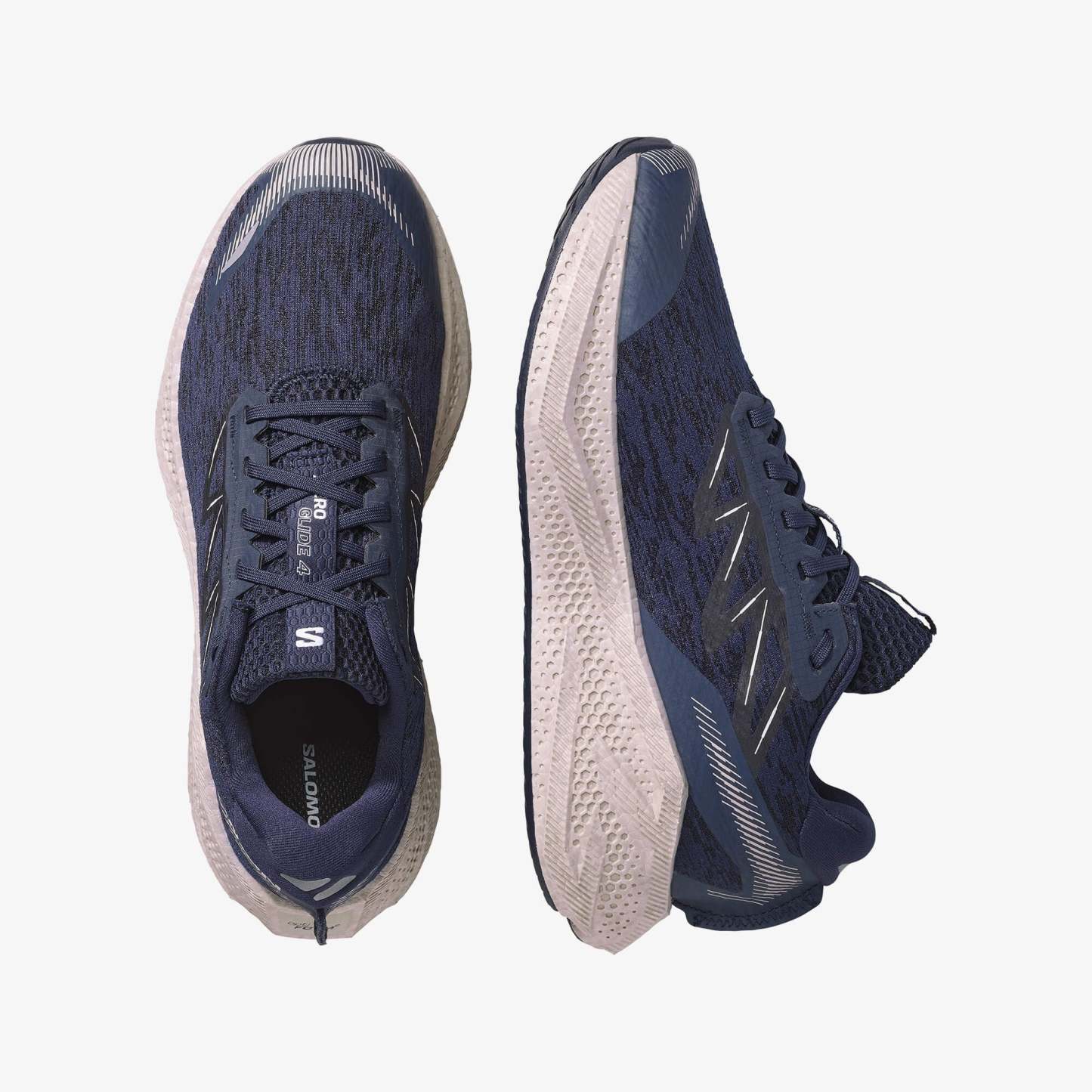 Salomon AERO GLIDE 4 Erkek Koşu Ayakkabısı Neon Flame L49154500 - Maritime Blue - L49226400 - image 2