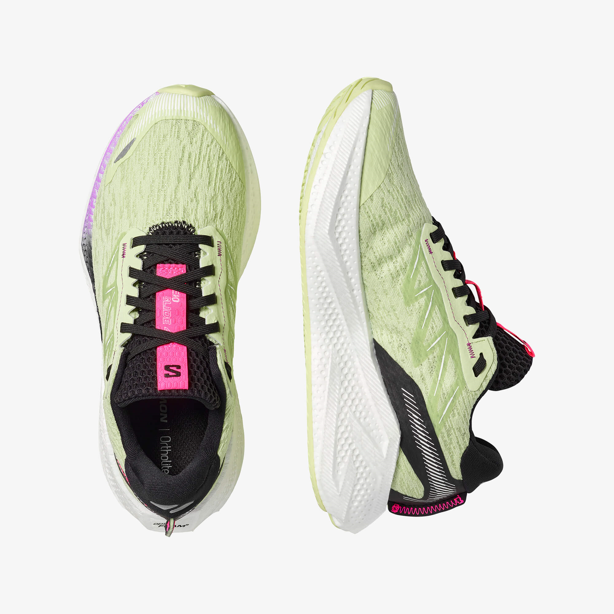 Salomon AERO GLIDE 4 Kadın Koşu Ayakkabısı White L49151300 - Butterfly - L49151500 - image 2