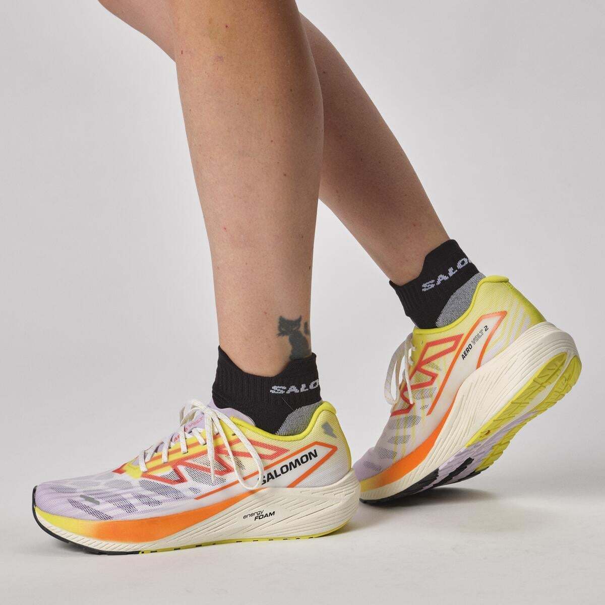 Salomon Aero Volt 2 Kadın Koşu Ayakkabısı - Beyaz - Beyaz - L47427400 - image 7