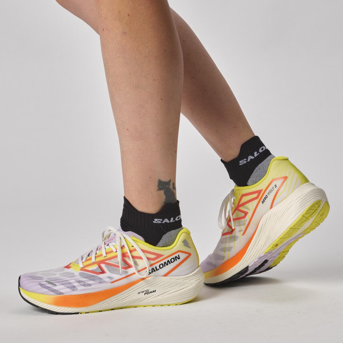 Salomon Aero Volt 2 Kadın Koşu Ayakkabısı - Pembe - Beyaz - L47427400 - image 7