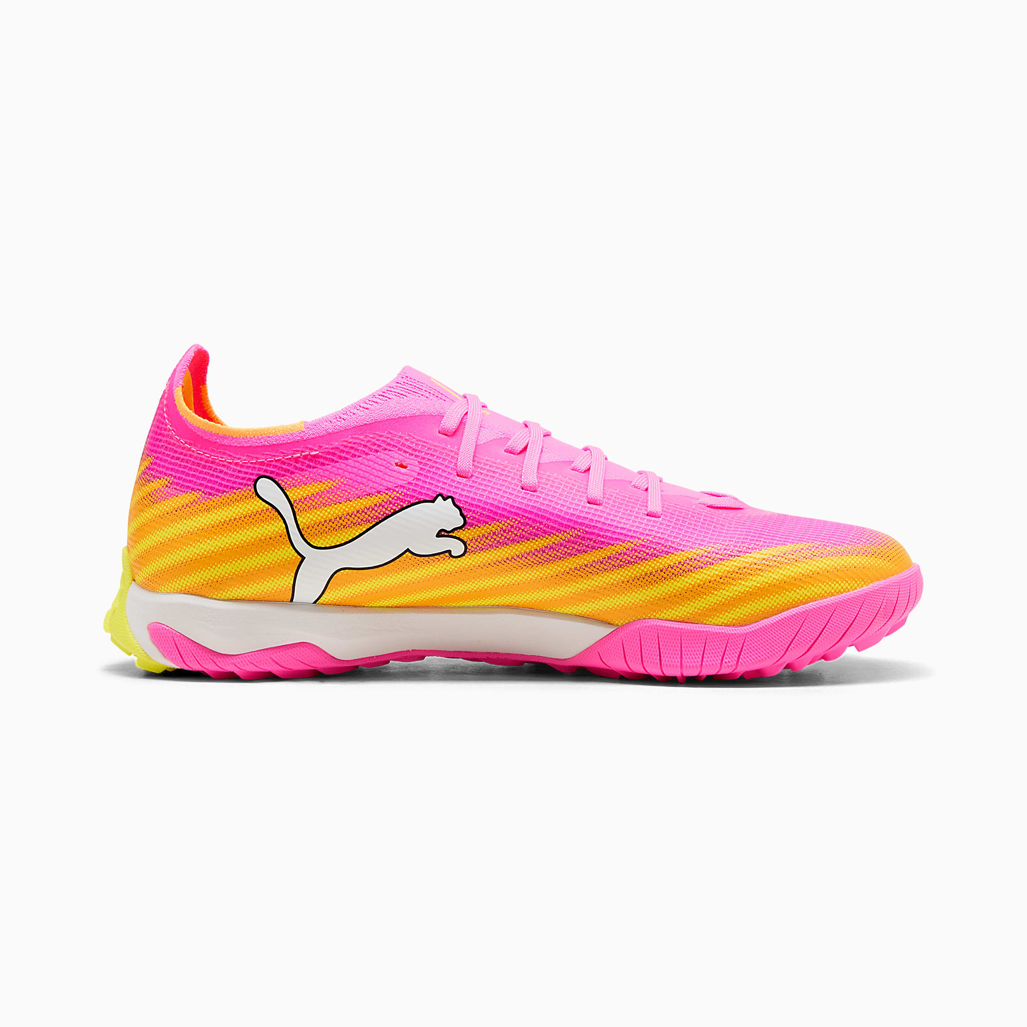 ULTRA 6 MATCH TT UNISEX Krampon - Poison Pink-PUMA White-Sun Stream-Bright Aqua-PUMA Black - 108975_05 - Görsel 5