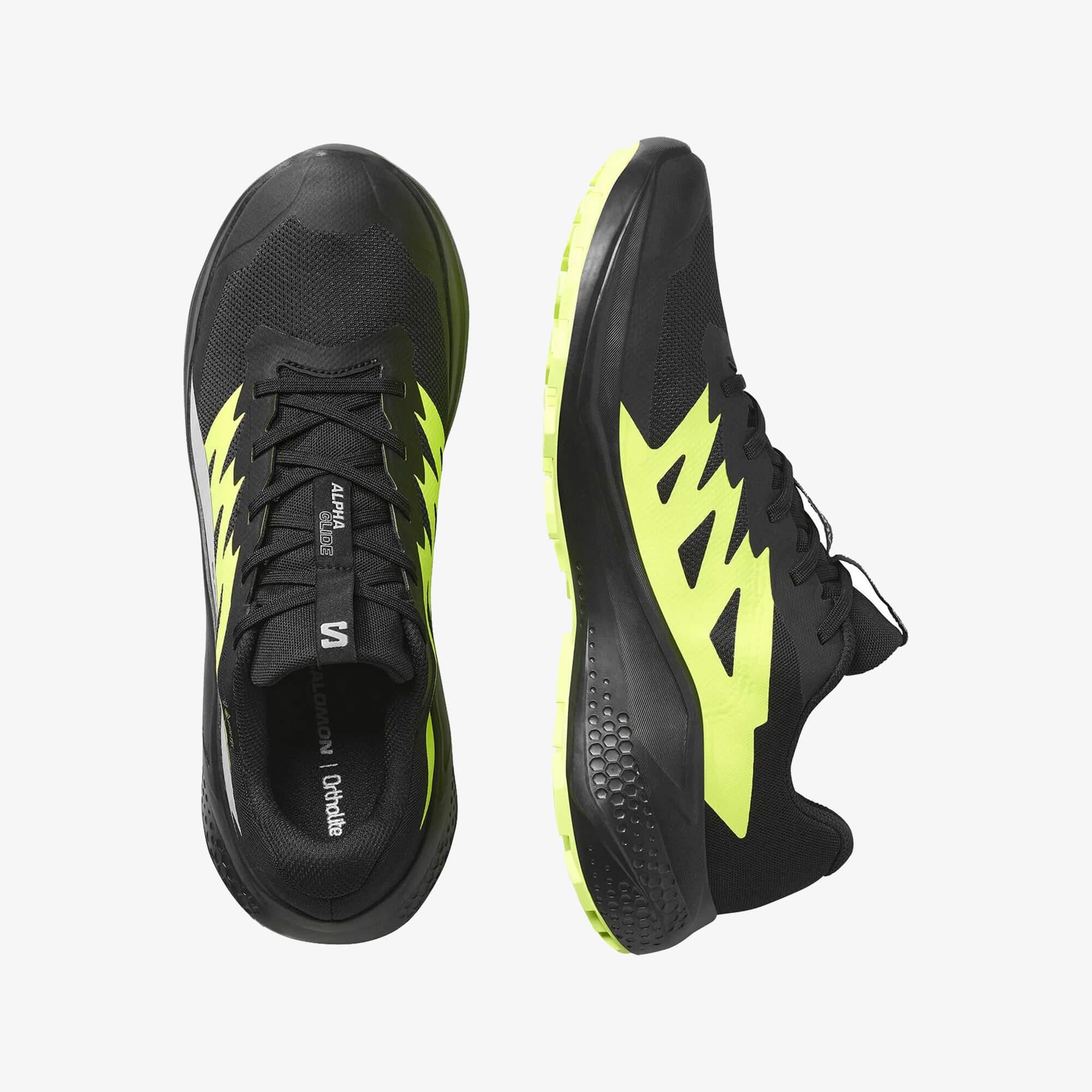 Salomon ALPHAGLIDE GORE-TEX Erkek Koşu Ayakkabısı Flame Scarlet L47975200 - Black - L47802000 - image 2
