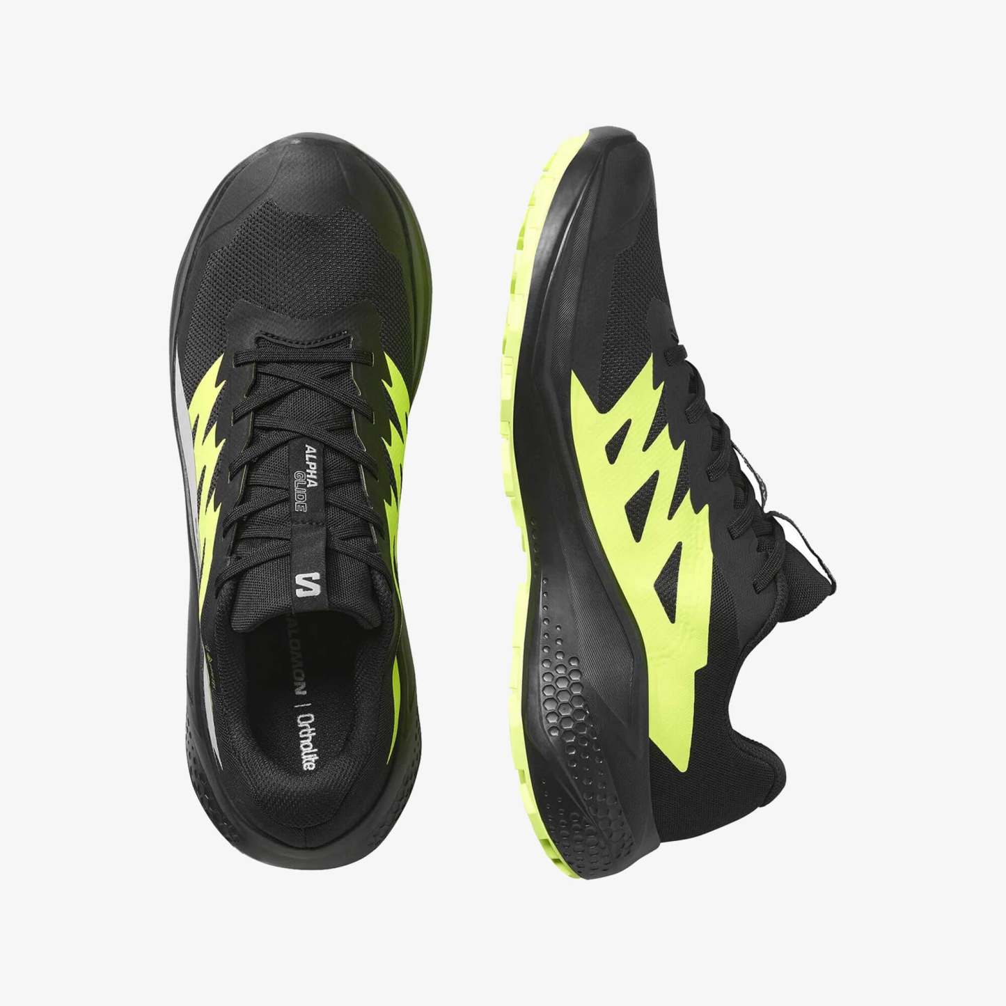 Salomon ALPHAGLIDE GORE-TEX Erkek Koşu Ayakkabısı Flame Scarlet L47975200 - Black - L47802000 - image 2