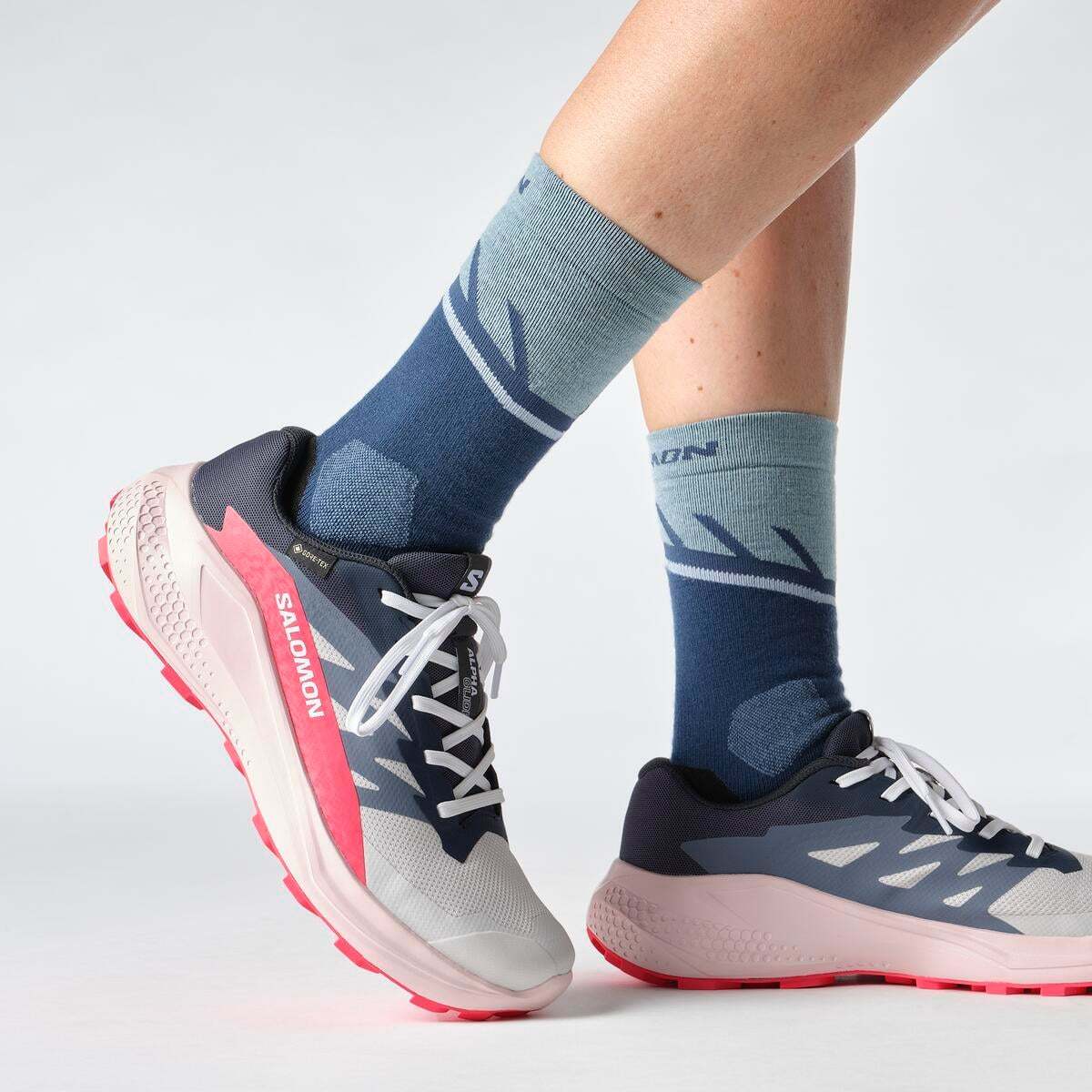 Salomon ALPHAGLIDE GORE-TEX Kadın Koşu Ayakkabısı Turbulence L47802500 - Lunar Rock - L47802300 - image 7