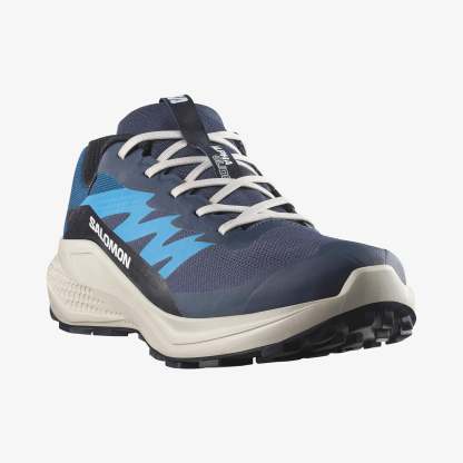 Salomon ALPHAGLIDE GORE-TEX Erkek Koşu Ayakkabısı Flame Scarlet L47975200 - Blue Nights - L47975100 - image 4