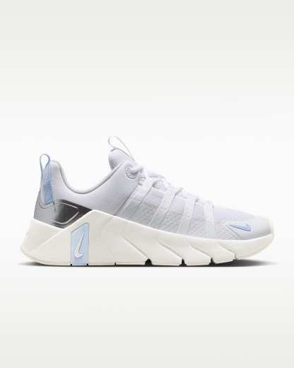 Nike Free Metcon 7 Kadın Antrenman Ayakkabısı - Beyaz/Hydrogen Blue/Metallic Silver/Beyaz